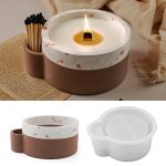 Moule Silicone Pot Bougie Avec Réservoir