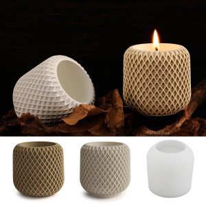 Moule Silicone Pot Quadrillé