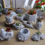 Moules Silicones Pots De Fleurs Animaux