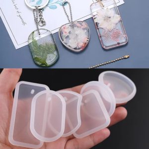 Moules Silicones Résine Portes Clefs